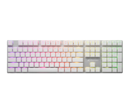Klawiatura Sharkoon PureWriter White RGB Kailh Blue